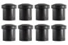 Rear Leaf Spring Bushings - Rubber - Set of 8  - Repro ~ 1971 - 1972 Mercury Cougar 1971,1971 cougar,1972,1972 cougar,bushings,cougar,d1w,d2w,leaf,mercury,mercury cougar,new,rear,rubber,set,spring,26618