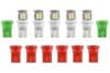 LED Bulbs - Dash Lights - Set of 13 - Repro ~ 1969 - 1970 Mercury Cougar