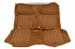 Interior Upholstery - Vinyl - Decor - w/ Comfortweave Inserts - Convertible - Rear Seat - GINGER - Repro ~ 1971 - 1973 Mercury Cougar 7350,7348-clone1 1971,1971 cougar,1972,1972 cougar,1973,1973 cougar,comfort,comfortweave,cougar,coupe,d1w,d2w,d3w,ginger,interior,kit,knitted,medium ginger,mercury,mercury cougar,new,rear,rear seat,repro,reproduction,seat,upholstery,weave,back,seat,medium,brown,27161,seat,covers