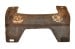 Front Bracket - License Plate - Grade B - Used ~ 1971 - 1972 Mercury Cougar 8290,D1WY-17A385-A 1971,1971 cougar,1972,1972 cougar,bracket,cougar,d1w,d2w,front,grade,license,mercury,mercury cougar,plate,used,27467