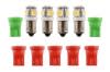 LED Bulbs - Dash Lights - Set of 11 - STANDARD - Repro ~ 1971 - 1973 Mercury Cougar 