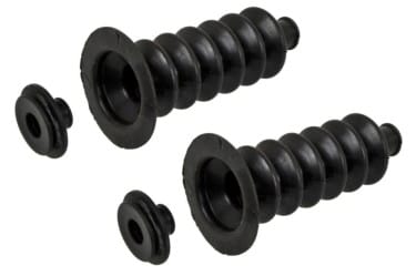 Shaft Seal Kit - Headlight Vacuum Actuator - Repro ~ 1967 - 1970 Mercury Cougar   1967,1967 cougar,1968,1968 cougar,1969,1969 cougar,1970,1970 cougar,C7W,C8W,C9W,D0W,actuator,air,cougar,cyclone,door,doors,eyelid,fix,grille,headlight,headlights,hidden,kit,leak,light,lincoln,marquis,mercury,mercury cougar,motor,pod,pump,ranchero,rebuild,renew,repro,reproduction,retractable,seal,shaft,tank,thunderbird,torino,vacuum,fix,repair,renew,leak,seal,rubber,bellows,vacuum,motor,eyelid,close,open,grill,grille,shaft,rod,original,stock,oem,pod,31132,motor,can,canister