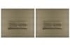 Map Pocket - Vinyl Repair Kit/Pair - XR7 - IVY GOLD - Repro ~ 1967 Mercury Cougar