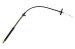 Throttle Cable - 351 - Repro ~ 1971 - 1972 Mercury Cougar / 1971 - 1972 Ford Mustang  1971 cougar,1971 mustang,1972 cougar,1972 mustang,351,1971,1972,cable,cougar,d1w,d1z,d2w,d2z,ford,ford mustang,mercury,mercury cougar,mustang,throttle,accelerator,31878,repro,reproduction