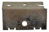 Support Bracket - Passenger Dash Bezel - LARGE - XR7 - Used ~ 1967 - 1968 Mercury Cougar  31907,1967,1967 cougar,1968,1968 cougar,C7W,C8W,back,backing,bezel,bracket,clip,cougar,dash,hole,mercury,mercury cougar,metal,pad,passenger,plate,retainer,screw,steel,support,xr7,used,crappy