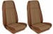 Interior Upholstery - Houndstooth - Coupe / Convertible - Medium Brown - Front Set - Repro ~ 1970 Mercury Cougar 15229-clone1 1970,1970 cougar,brown,lightconvertible,cougar,coupe,d0w,front,houndstooth,interior,kit,mercury,mercury cougar,new,only,repro,reproduction,set,upholstery,white,hounds tooth,hound,hounds,tooth,cover,32070,xr7,ginger,medium