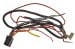 Wiring Pigtail - Under Dash Harness to Ignition Switch - w/ Resistor Wire - Standard - Used ~ 1971 Mercury Cougar    32412,1971,1971 cougar,D1W,cougar,harness,ignition,mercury,mercury cougar,pigtail,repair,resistor,switch,used,wire,wiring