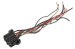 Wiring Pigtail - Under Dash Harness to Windshield Wiper Switch - Used ~ 1971 - 1973 Mercury Cougar   1971,1971 cougar,1972,1972 cougar,1973,1973 cougar,D1W,D2W,D3W,cougar,mercury,mercury cougar,dash,harness,pigtail,plug,repair,switch,under,used,windshield,winshield,wiper,wiring,32413