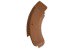 Seat Hinge Cover - Right Side  - MEDIUM BROWN / GINGER - Used ~ 1971 - 1973 Mercury Cougar / 1971 - 1973 Ford Mustang  D1ZB-6561634,D1ZB-6561635,1971,1971 cougar,1971 mustang,1972,1972 cougar,1972 mustang,1973,1973 cougar,1973 mustang,cougar,covers,d1w,d1z,d2w,d2z,d3w,d3z,ford,ford mustang,hinge,mercury,mercury cougar,mustang,new,repro,reproduction,seat,used,right,left,32456,brown,medium,ginger