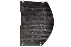 Backing Plate - 1969 Grille - Driver Side - Shallow Cut - Used ~ 1969 Mercury Cougar  32505,1969,1969 cougar,C9W,backing,black,corner,cougar,deep,driver,edge,grill,grille,hand,left,mercury,mercury cougar,passenger,plate,restored,right,shallow,side,used
