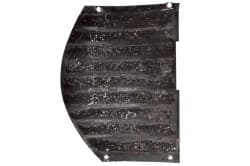 Backing Plate - 1969 Grille - Passenger Side - Shallow Cut - Used ~ 1969 Mercury Cougar  32506,1969,1969 cougar,C9W,backing,black,corner,cougar,deep,driver,edge,grill,grille,hand,left,mercury,mercury cougar,passenger,plate,restored,right,shallow,side,used