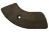 Seat Hinge Cover - Driver Side Inner - Dark IVY GREEN - Used ~ 1970 Mercury Cougar / 1970 Ford Mustang dark,gold,C8ZB-6561694,C8ZB-6561692,C8ZB-6561693,C8ZB-6561695,1969,1970,1968,1968 cougar,1968 mustang,cougar,covers,c8w,c8z,c9z,c9w,d0z,d0w,ford,hinge,mercury,mercury cougar,seat,used,right,left,32553,ivy green,inner,outer,passenger,driver