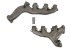 Exhaust Manifolds - 428CJ - PAIR - w/o Spacer - LATE - Repro ~ 1968 - 1970 Mercury Cougar / 1968 - 1970 Ford Mustang / Shelby / Torino  1968,1968 cougar,1968 mustang,1969,1969 cougar,1969 mustang,1970,1970 cougar,1970 mustang,428,428cj,c8w,c8z,c9w,c9z,cobra,cougar,d0w,d0z,exhaust,ford,ford mustang,jet,manifolds,mercury,mercury cougar,mustang,new,pair,repro,reproduction,shelby,torino,driver,drivers,driver