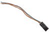 Wiring Pigtail - Under Dash Harness to Radio - Used ~ 1971 - 1973 Mercury Cougar 32806,1971,1971 cougar,1971 mustang,1972,1972 cougar,1972 mustang,1973,1973 cougar,1973 mustang,32806,D1W,D1Z,D2W,D2Z,D3W,D3Z,cougar,dash,ford,ford mustang,harness,mercury,mercury cougar,mustang,pigtail,radio,repair,under,underdash,used,wire,wiring