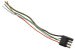 Wiring Pigtail - Under Hood Harness to Front Turn Signal / headlight Solenoid / Starter Solenoid - Used ~ 1967 Mercury Cougar   1967,1967 cougar,32816,C7W,cougar,front,harness,head,headlight,hood,light,lite,mercury,mercury cougar,pig,pigtail,repair,signal,solenoid,standard,starter,std,tail,turn,under,underhood,wire,wiring,xr7