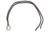 Wiring Pigtail - Under Hood Harness to Voltage Regulator Ground Bolt - Used ~ 1967 - 1968 Mercury Cougar  1967,1967 cougar,1968,1968 cougar,32820,C7W,C8W,cougar,harness,hood,mercury,mercury cougar,pig,pigtail,regulator,repair,standard,std,tail,under,underhood,used,voltage,wire,wiring,xr7