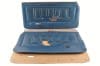 Door Panels - XR7 - PAIR - Grade B - MEDIUM BLUE - Used ~ 1970 Mercury Cougar