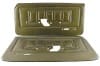 Door Panels - XR7 - PAIR - Grade A - MEDIUM GREEN - Used ~ 1970 Mercury Cougar