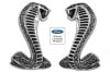 Cobra Emblems - Pair - Peel and Stick - Repro ~ 1967 - 1973 Mercury Cougar / 1964 - 1973 Ford Mustang 1964,1964 mustang,1965,1965 mustang,1966,1966 mustang,1967,1967 cougar,1967 mustang,1968,1968 cougar,1968 mustang,1969,1969 cougar,1969 mustang,1970,1970 cougar,1970 mustang,1971,1971 cougar,1971 mustang,1972,1972 cougar,1972 mustang,1973,1973 cougar,1973 mustang,C4Z,C5Z,C6Z,C7W,C7Z,C8W,C8Z,C9W,C9Z,D0W,D0Z,D1W,D1Z,D2W,D2Z,D3W,D3Z,cobra,cougar,emblem,emblems,ford,ford mustang,mercury,mercury cougar,mustang,pair,peel,repro,reproduction,snake,stick,two,32893