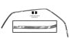 Weatherstrip Retainer - Door Glass to Roof - Passenger Side - Stainless Steel - Repro ~ 1969 - 1970 Mercury Cougar