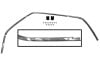 Weatherstrip Retainer - Door Glass to Roof - Driver Side - Stainless Steel - Repro ~ 1969 - 1970 Mercury Cougar