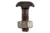 Retaining Bolt w/ Nut - Fixed Column - Used ~ 1970 - 1973 Mercury Cougar / 1970 - 1973 Ford Mustang  1970,1970 cougar,1970 mustang,1971,1971 cougar,1971 mustang,1972,1972 cougar,1972 mustang,1973,1973 cougar,1973 mustang,32921,D0W,D0Z,D1W,D1Z,D2W,D2Z,D3W,D3Z,bolt,column,cougar,cover,fixed,ford,ford mustang,head,mercury,mercury cougar,mustang,nut,retainer,retaining,shaped,shield,sleeve,slotted,t,used