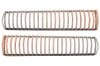GTE Taillight Bezels - PAIR - Used ~ 1967 - 1968 Mercury Cougar 1967,1967 cougar,1968,1968 cougar,bezels,c7w,c8w,cougar,mercury,mercury cougar,pair,taillight,driver,drivers,drivers,passenger,passengers,passengers,side,used,stripped,32923,gte