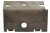 Support Bracket - Passenger Dash Bezel - SMALL - XR7 - Used ~ 1967 - 1968 Mercury Cougar 32927,1967,1967 cougar,1968,1968 cougar,C7W,C8W,back,backing,bezel,bracket,clip,cougar,dash,hole,mercury,mercury cougar,metal,pad,passenger,plate,retainer,screw,steel,support,xr7,used,crappy