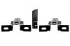 Brackets - Bumper Reinforcement - Inner Trunk - PAIR - Repro ~ 1969 - 1970 Mercury Cougar / 1969 - 1970 Ford Mustang