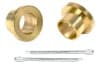Bushings - Clutch Rod - Brass - PAIR - Repro ~ 1967 - 1973 Mercury Cougar / 1967 - 1973 Ford Mustang 1967,1967 cougar,1967 mustang,1968,1968 cougar,1968 mustang,1969,1969 cougar,1969 mustang,1970,1970 cougar,1970 mustang,1971,1971 cougar,1971 mustang,1972,1972 cougar,1972 mustang,1973,1973 cougar,1973 mustang,bushings,c7w,c7z,c8w,c8z,c9w,c9z,clutch,cougar,d0w,d0z,d1w,d1z,d2w,d2z,d3w,d3z,ford,ford mustang,mercury,mercury cougar,mustang,new,repro,reproduction,rod,brass,pair,33067