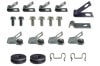 Fastener Kit - Brake / Fuel Line - 2 Piece - Repro ~ 1967 Mercury Cougar / 1967 Ford Mustang 1967,1967 cougar,brake,c7w,cougar,early,fuel,gas,kit,line,mercury,mercury cougar,mounting,new,production,repro,reproduction,brake,line,rubber,grommet,line,kit,clip,fastener,installation,hardware,AMK,break,33091,f3962,f-3962