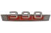 Emblem - 390 - Fender Badge - EACH - RED - NOS ~ 1969 Mercury Cougar / Ford Torino  390,1969,1969 cougar,badge,c9w,cougar,emblem,fender,ford,mercury,mercury cougar,new,torino,33102,red,nos,new,old,stock