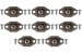 Adjustment Assembly - Headlight - w/ Screws - Set of 8 - Used ~ 1967 - 1970 Mercury Cougar  1967,1967 cougar,1968,1968 cougar,1969,1969 cougar,1970,1970 cougar,adjuster,adjustment,assembly,c7w,c8w,c9w,cougar,d0w,headlight,mercury,mercury cougar,screws,used,33152,headlight,adjusting,screw,set,of,8,eight,kit