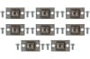 Adjusment Assembly - Headlight - W/ Screws - Set of 8 - Used ~ 1967 - 1970 Mercury Cougar 1967,1967 cougar,1968,1968 cougar,adjuster,adjustment,assembly,c7w,c8w,cougar,headlight,mercury,mercury cougar,screws,used,adjust,adjusting,screw,bolt,nylon,fitting,grille,grill,headlight,bucket,adjuster,adjustment assembly,assy,assembly,ajust,ajuster,ajusting,31153,1969,1969 cougar,1970,1970 cougar,C9W,D0W,cougar,mercury,mercury cougar,headlight,adjusting,screw,kit,set,of,8,eight