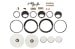 Gauge Cluster Harware Kit - XR7 - Used ~ 1967 - 1968 Mercury Cougar  1967,1967 cougar,C7W,cougar,mercury,mercury cougar,33287,1968,1968 cougar,C8W,bracket,brackets,cluster,cougar,cup,cups,gauge,hardware,instrument,kit,lens,lenses,mercury,mercury cougar,rims,rings,screws,set,used,xr7,repair,fix