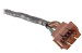 Wiring Pigtail - Turn Signal Switch to Under Dash Harness - Used ~ 1967 Mercury Cougar  1967,1967 cougar,c7w,cougar,dash,harness,loom,main,mercury,mercury cougar,pigtail,plug,repair,signal,standard,switch,turn,under,used,wiring,xr7,33411,turn lamp