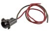 Wiring Pigtail - Under Dash Harness to Lights On Warning Indicator - XR7 - Used ~ 1970 Mercury Cougar 33472,1970,1970 cougar,D0W,cougar,dash,harness,indicator,lights,lite,mercury,mercury cougar,pigtail,repair,socket,under,used,warning,wire,wiring,xr7