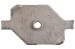 Anchor Plate - Door Striker - Driver Side - Used ~ 1971 - 1973 Mercury Cougar / 1971 - 1973 Ford Mustang  33477,1971,1971 cougar,1972,1972 cougar,1973,1973 cougar,D1W,D2W,D3W,anchor,cast,cougar,die,door,driver,driver