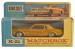 Matchbox - K-21 King Size Mercury Cougar - Gold w/ Red Interior - Used ~ 1967 Mercury Cougar  33517,1967,1967 cougar,C7W,collectible,cougar,k-21,king,kings,matchbox,mercury,mercury cougar,metal,plastic,size,speed,toy,used,gold,red,interior