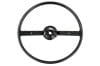 Steering Wheel - 2 Spoke - Repro ~ 1970 - 1973 Mercury Cougar / 1970 - 1973 Ford Mustang 1970,1970 cougar,1970 mustang,1971 cougar,1971 mustang,1972 cougar,1972 mustang,1973 cougar,1973 mustang,1974,cougar,d0w,d0z,d1w,d1z,d2w,d2z,d3w,d3z,ford,ford mustang,mercury,mercury cougar,mustang,steering,wheel,repro,reproduction,new,33518,black,two,2,spoke,2 spoke steering wheel