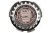 Emblem - Hub Cap Center - XR7 - Grade B - Used ~ 1969 - 1970 Mercury Cougar 1969,1969 cougar,1970,1970 cougar,c9w,cap,center,cougar,d0w,emblem,full,hubcap,mercury,mercury cougar,stamped,standard,steel,used,wheel,xr7,33527,hub,grade,b,grade b