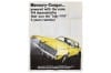 Giant Dealership Poster - 1967 289 V8 - 48" x 36" - NOS ~ 1967 Mercury Cougar 33689,1967,1967 cougar,289,3,4,500,C7W,big,cougar,dealer,dealership,giant,huge,indy,indy 500,mercury,mercury cougar,new,nos,old,poster,stock,v8,x,yellow