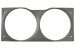 Bezel - Headlight Door - Passenger Side - NOS ~ 1967 - 1968 Mercury Cougar  1967,1967 cougar,1968,1968 cougar,bezel,c7w,c8w,cougar,door,driver,headlight,mercury,mercury cougar,side,used,driver,passenger,33702,right,nos,new,old,stock