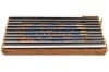 Grille / Headlight Eyelid Door - Driver Side - NOS ~ 1969 Mercury Cougar 1969,1969 cougar,c9w,cougar,cover,door,driver,eye,eyelid,grade,grille,headlight,lid,mercury,mercury cougar,side,NOS,NEW,OLD,STOCK,driver,drivers,drivers,33704,left,C9WY-13A137-A