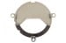 Lens Retainer - TEMP / FUEL - Standard - Used ~ 1967 - 1968 Mercury Cougar  standard,model,lens,mask,10890,33820,1967,1967 cougar,1968,1968 cougar,C7W,C8W,anchor,backing,bezel,black,cluster,cougar,face,gauge,mercury,mercury cougar,plate,retainer,rings,ring,used,temp,fuel,gas