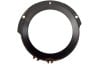Lens Retainer - Speedometer - Standard - Used ~ 1967 - 1968 Mercury Cougar standard,model,lens,mask,10890,33819,1967,1967 cougar,1968,1968 cougar,C7W,C8W,anchor,backing,bezel,black,cluster,cougar,face,gauge,mercury,mercury cougar,plate,retainer,rings,ring,used,temp,fuel,gas