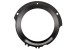 Lens Retainer - TEMP / FUEL - Standard - Used ~ 1967 - 1968 Mercury Cougar  standard,model,lens,mask,10890,33820,1967,1967 cougar,1968,1968 cougar,C7W,C8W,anchor,backing,bezel,black,cluster,cougar,face,gauge,mercury,mercury cougar,plate,retainer,rings,ring,used,temp,fuel,gas