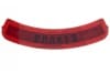 BRAKES Warning Lens - XR7 - Used ~ 1967 - 1968 Mercury Cougar 10a936,33824,1967,1968,c7w,c8w,lens,warning,red,brake,brakes,tachometer,xr7,used,tach,