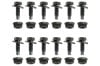 Shock Tower Coil Spring Cover Bolts & Nuts - CONCOURS - Repro ~ 1967 - 1968 Mercury Cougar - 1967 - 1968 Ford Mustang 1967,1967 cougar,1967 mustang,1968,1968 cougar,1968 mustang,bolts,c7w,c7z,c8w,c8z,coil,cougar,cover,ford,ford mustang,mercury,mercury cougar,mustang,new,nuts,repro,reproduction,shock,spring,tower,33844,concours,concourse