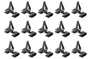 Clips - Trim / Moulding - Dash Face Pad - Set of 15 - Repro ~ 1968 Mercury Cougar  1968,1968 cougar,aluminum,c8w,clips,cougar,face,mercury,mercury cougar,pad,trim,repro,reproduction,new,dash,clip,33903